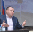 С докладом и презентацией о проделанной работе выступает глава Бжедуховского  поселения Вячеслав Схапцежук - Газета Огни Кавказа